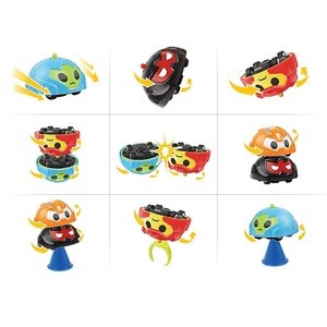 Hot rotation finger toy mecha friction gyro car battle spinning top