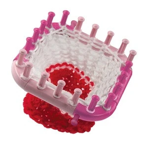 Hot Sale 7 Looms Plastic Round Oval Sqauare Knitting Loom Set for adult kids family to make yarn scarf hat weaving craft product