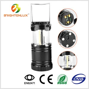 Hot Sale Cheap Price Plastic Material Outdoor Hand Multi-functional Bright 3w COB led Camping Lantern Light with Magnet