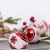 Import Hot sale classic 6cm shiny red hand painted Christmas ball/Christmas decorative ornament ball from China