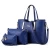 Import Hot sale fashion new leather handbag Three pieces of the lady bag set Lady combination bag from China