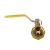 Import hot sale hand valve with BSP 1 inch  brass ball valve from China