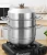 Import Hot sale kitchen cooking food steaming soup pan steamer stainless steel 3-layers steamer pot  cooking pan from China