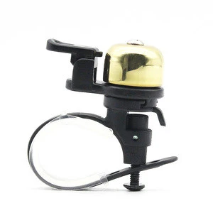 Hot Sale Mini Flexible Unique Wholesale Custom Adjustable Handlebar Bicycle Bells Metal Ring Parts Brass Bike for bell