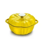 hot sale mini oval shape 12.5cm cookware cast iron enamel  non-stick sauce pot