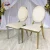 Import Hot sale modern stainless steel stackable wedding oval back banquet chair from China