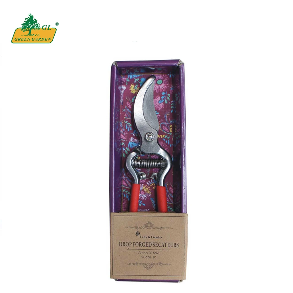 Hot Sale Products Home Garden Tool Garden Pruning Shear Drop Forged Secateurs 20cm 8