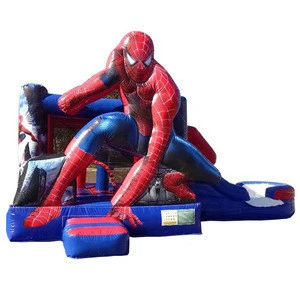 Hot sale spiderman inflatable jumping bouncer for kids