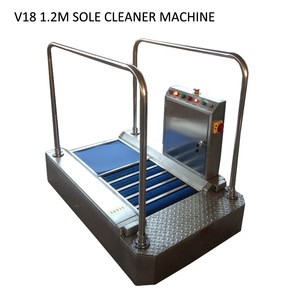 Hot sale water cleaning Sole cleaning machine 1.2m 2.4m use in Disinfection workshop