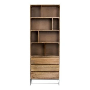 Hot sale wooden sapiens bookcase with doors and drawers