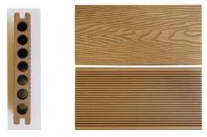 Hot sale wpc 3D deep embossed wood grain texture decking anti-slip wood plastic composite flooring