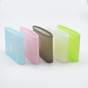 Hot Sales silicone food containers silicone food storage bag reusable callopsible silicone fresh bag Kids storage bags