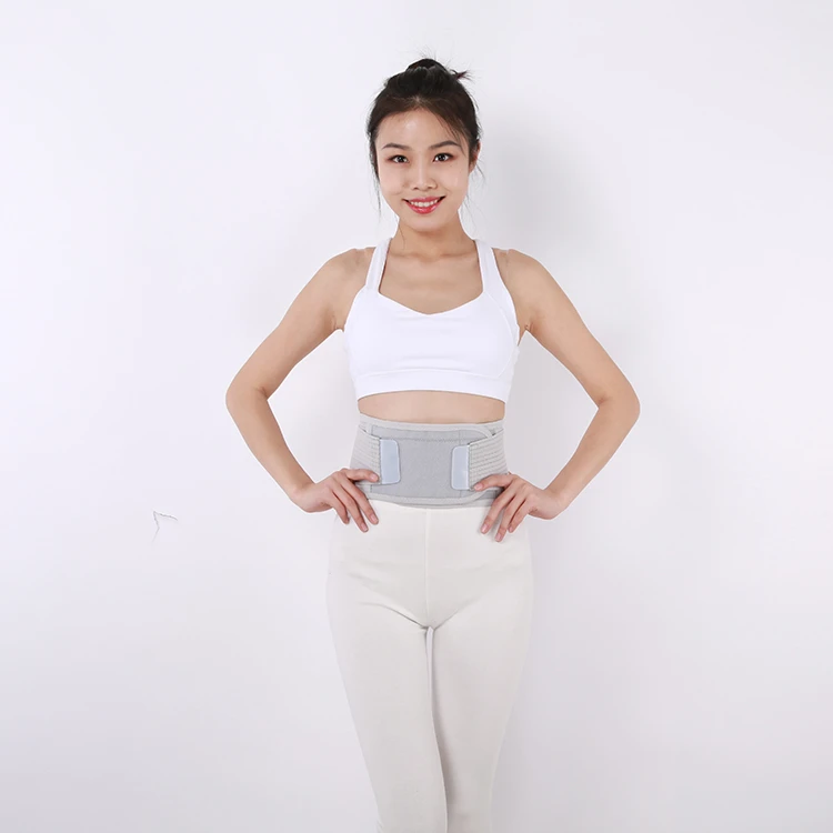 Hot sell adjustable lumbar copper compression waist back brace support