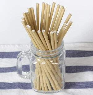 Hot sell Biodegradable kraft straw, Eco-friendly paper straws kraft  drinking straws