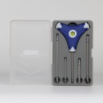 Hot sell interchangeable screwdriver set Chrome  Household Tool Set