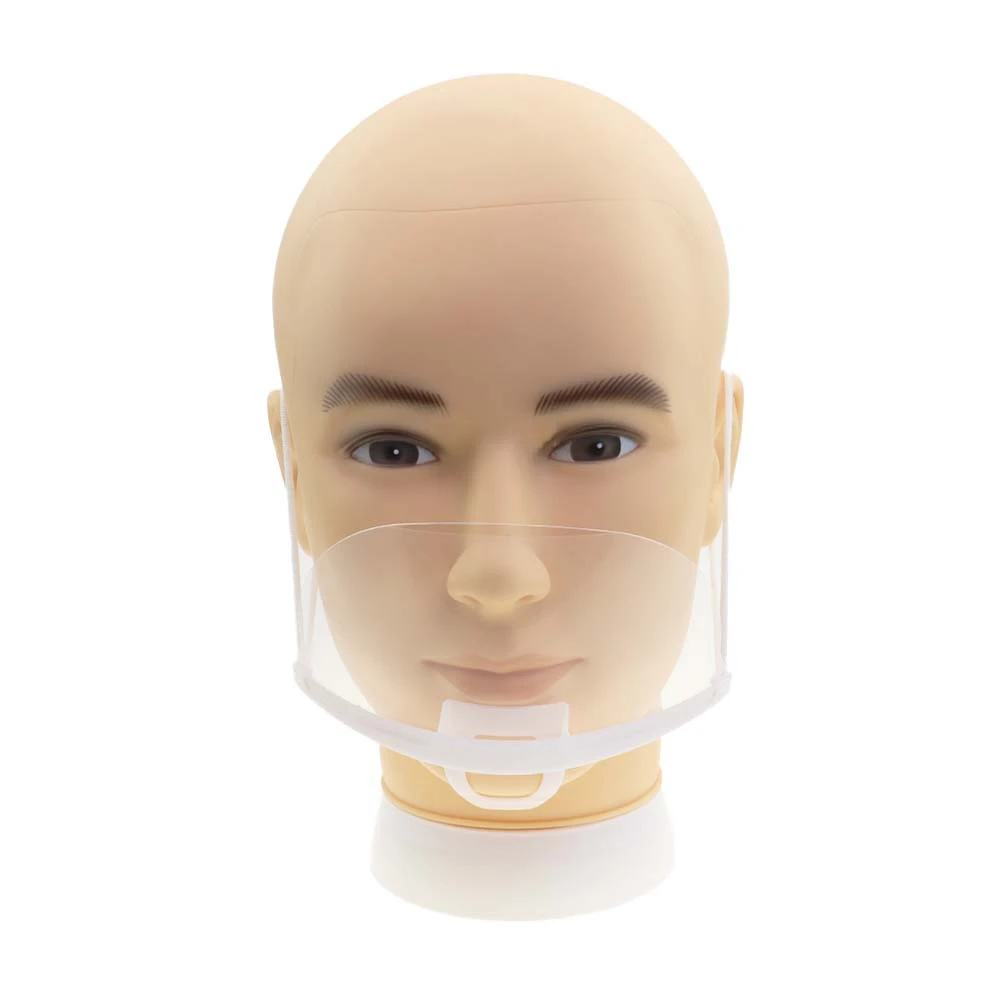 Hot Sell Pvc Face Mouth Nose Protective Transparent Plastic Shield Maskes Safety Prevent Saliva Personal Safety Protection cover
