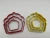 Import hot sell stainless cookie cutter with colorful rim from China