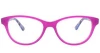 Hot Selling Acetate Optical For Women Flower Pattern Temple Rainbow Eyeglass Frames