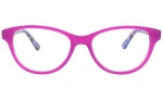 Hot Selling Acetate Optical For Women Flower Pattern Temple Rainbow Eyeglass Frames