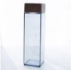 Hot selling Eco-friendly 480ml Clear Square Plastic Water Bottle