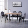 Hot Selling Home Furniture 4 seater Dining Set Table and Chairs for Dining Room