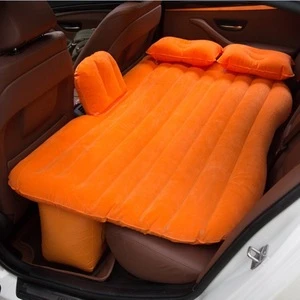 hot selling in Amazon Car Air Filled SUV Seat Sleep Inflatable Air Bed Travel Outdoor Camping Car Air Mattress