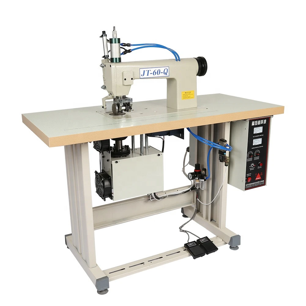 Hot Selling Lace Machine Sewing Edge Pneumatic Lifting Ultrasonic Bag Gown Sewing Machine