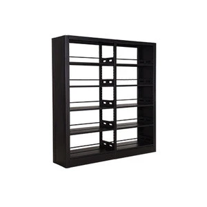 Hot-selling Luoyang Matel Customized Outstar Steel Price Black Bookshelf Wooden Bookcase For Home