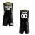 Import Hot Selling Men Fashionable Black Custom Design printed sublimated Basketball Uniform for sportswear from China