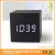 Import hot selling new led light digital desktop MDF table clock for office alarm clock with temperature date led display from China