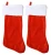 Import hot selling Red and White Christmas Decoration Christmas socks Gift Bags Christmas stockings from China