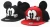 Import Hot selling stylish cool Mickey style black big mouse ear Baseball hats hiphop snapback children child baby cute kids mesh caps from China