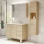 Import Hotel bathroom vanity cabinet with floor stand bathroom furniture from China