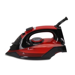 Hotel Home Charging Anti-calc Soft Touch Dial Cordless Dry Electric Steam Pressing Iron Soleplate