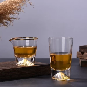 Household Whiskey Glass Nordic Creative Wine Tasting Glass Crystal Personality Vodka Beer Glass Cups