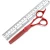 Import HT-0001 OEM/ODM 5.5" 6" 6.5" Red SUS440C Stainless Steel Thinning Shears Scissors Hair Professional Hair Cutting Scissors from China