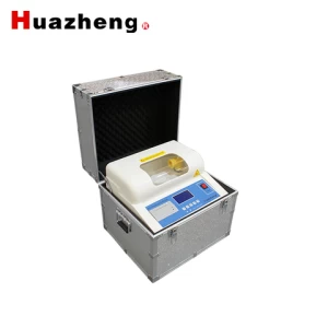 HuaZheng HZJQ-1B 100KV Transformer Oil BDV Test Equipment Dielectric Strength Tester Manufacturer insulating oil bdv tester