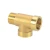 Import Hydraulic Parts Hose Pipe Fittings MFF Brass Tee from China