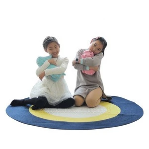 ICEBLUE HD Eco-Friendly Cotton Rope Extra Large Round Kids Play Mats