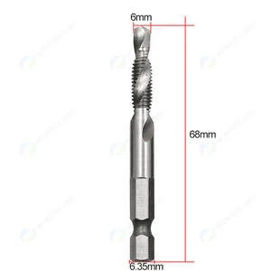 in stock  High Quality HSS combination tap drill bit  with countersink