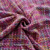 In stock polyester fancy tweed acrylic blend knitted woolen fabric