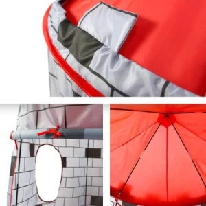 Indoor Children Kids Indoor Tent Natural Cotton Foldable Teepee Play Tent With Play Mat Indoor