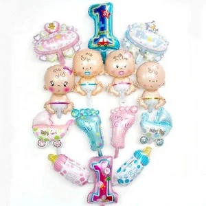 Inflatable 2020 Air Inflate Mini Small Cartoon Baby Boy Girl Kids Children Party Globo Decoration Toy Gifts  Foil Mylar Balloons