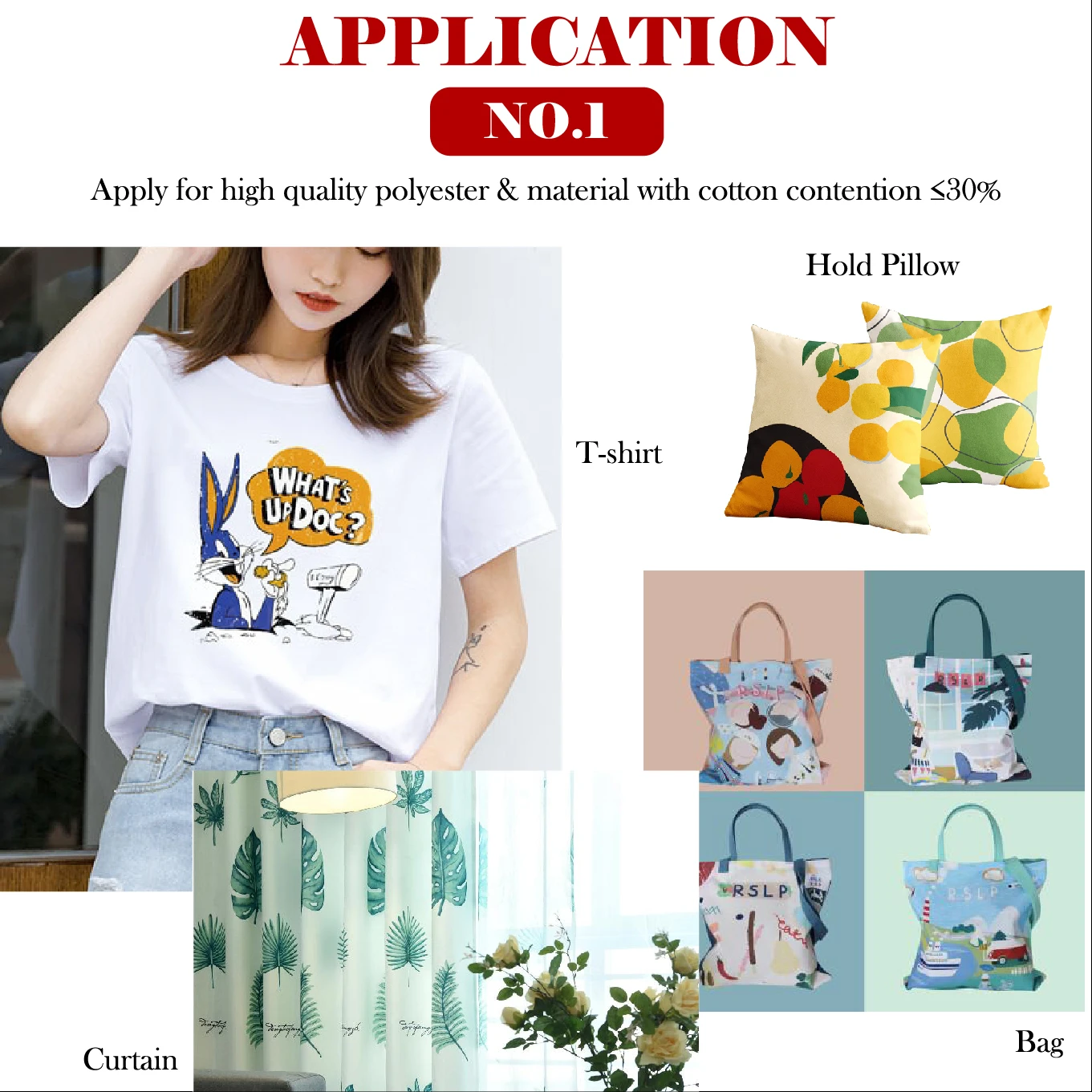 Inkjet printing sublimation transfer paper heat transfer paper fast dry sublimation inkjet transfer paper for textiles
