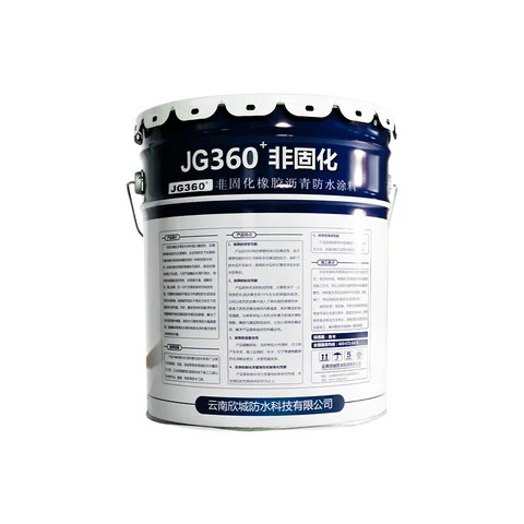 JG360+ water base self-healing non-cured  rubber asphalt waterproofing  coating