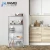 Import Jiamei NSF ISO 5 tier Chrome Wire Shelving Storage Cart Living Room Rack Book Rack Sundries Storage from China
