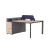 Import JOHOOFURNITURE Modern MDF 4 person office partition desk, metal leg 4 Person Office Workstation Desk from China