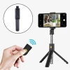 K07 Selfie 3in1 Extendable Selfie Stick Mount Stand Shutter With BT Remote Phone Tripod Holder