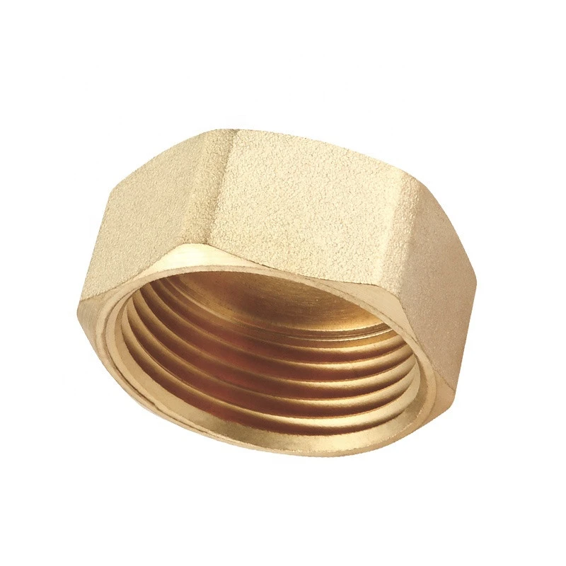 K710 brass hexagon hat fittings with internal thread/metal fittings with internal thread