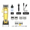 Kemei KM-K53S LED display Electric Rechargeable Hair Clipper  USB charging Professional Electric Trimmer